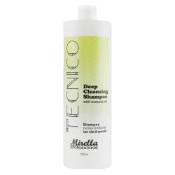 Шампунь глубокой очистки с маслом авокадо Mirella Professional Tecnico Deep Cleansing Shampoo 1000 ml