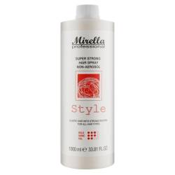Жидкий лак для укладки волос Mirella Professional Style Super Strong Hair Spray  1000 ml