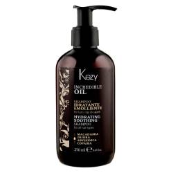 Шампунь увлажняющий и разглаживающий для всех типов волос Kezy Incredible Oil Hydrating Soothing Shampoo 250 ml